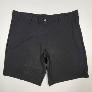 Swiss Tech Men's Stretch Shorts Black Flat‎ Front Size 40